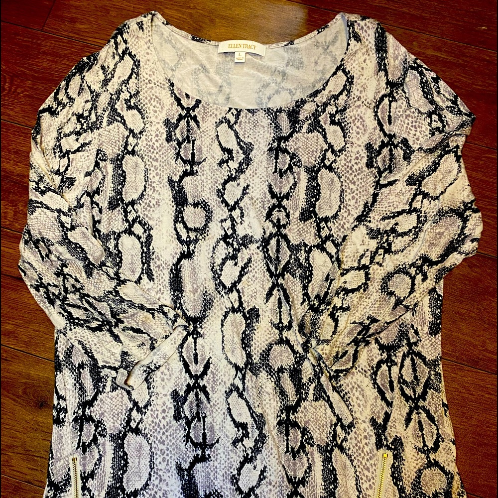 Snake skin print shirt